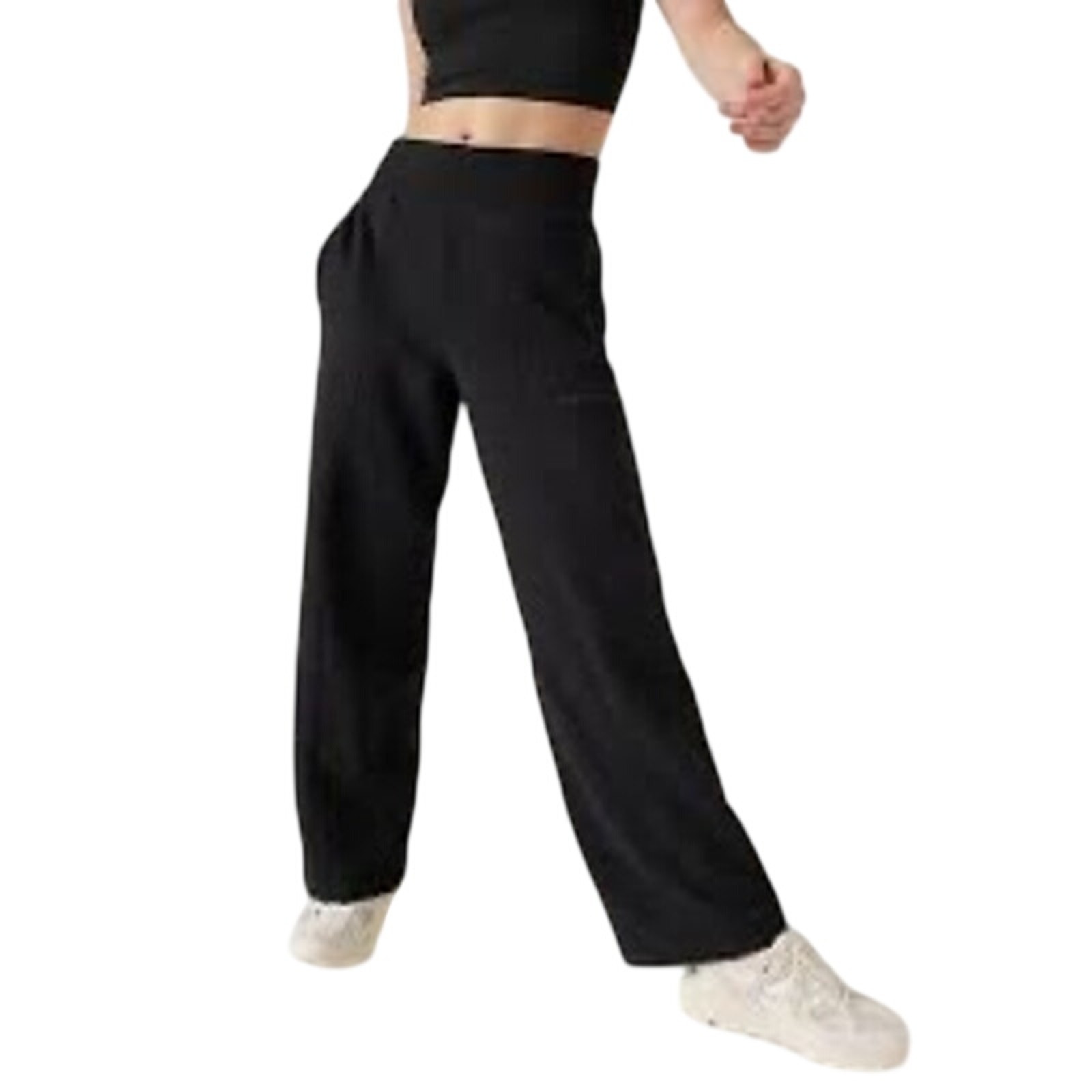 Athleta Retroplush Straight Leg In Black Size 2x New With Tag Msrp $109